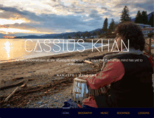 Tablet Screenshot of cassiuskhan.com